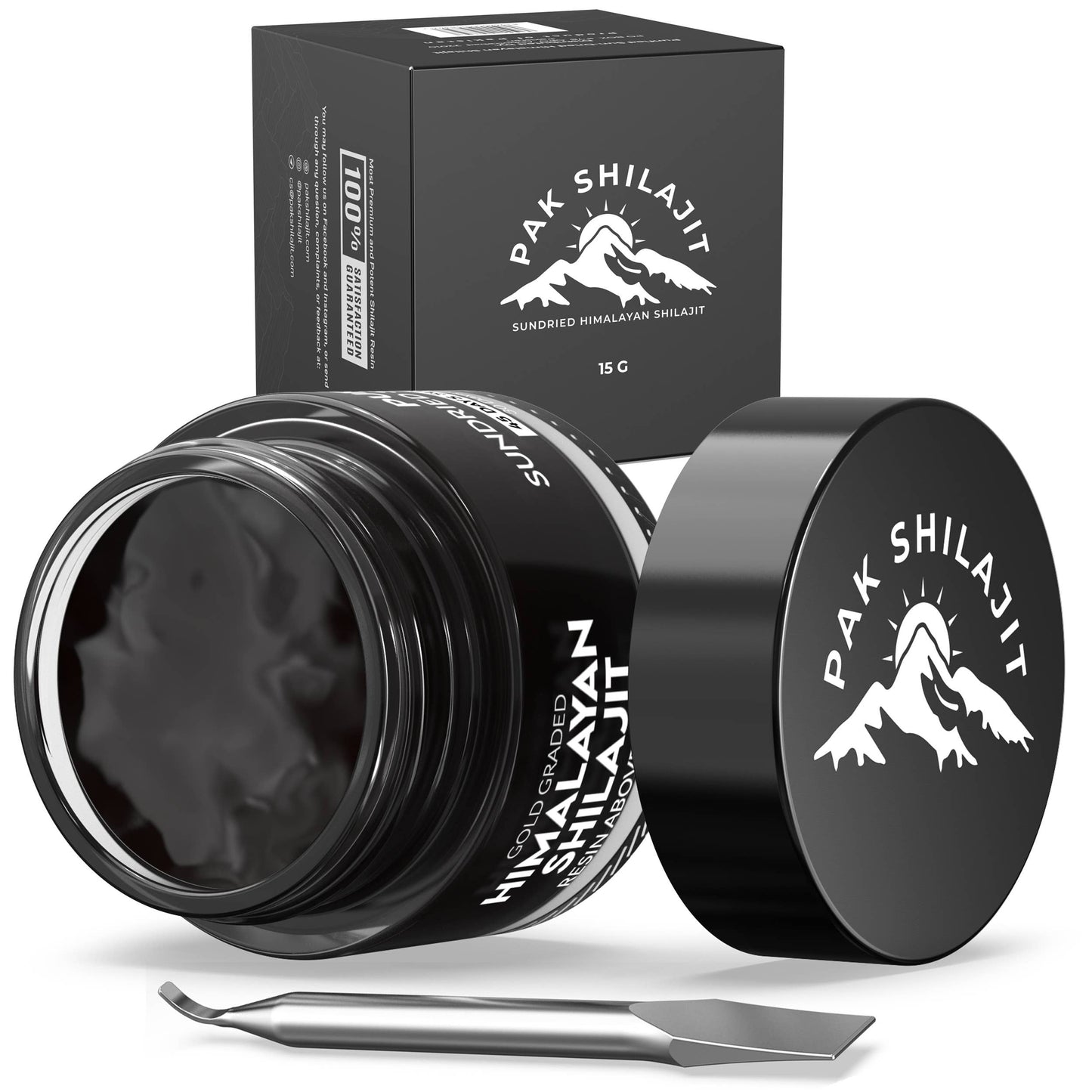 Pak Shilajit Organic Sundried Himalayan Shilajit Resin 15G