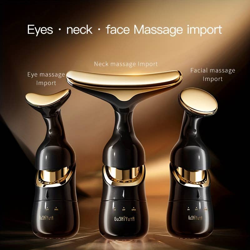 3-in-1 Facial Massager & Skincare Instrument for Beauty