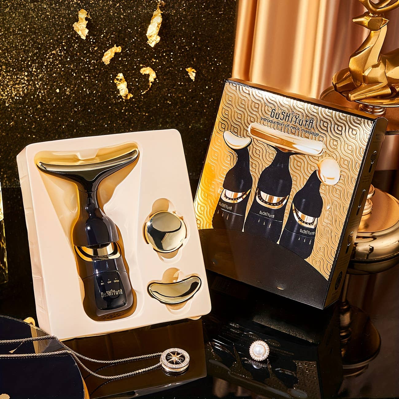 3-in-1 Facial Massager & Skincare Instrument for Beauty