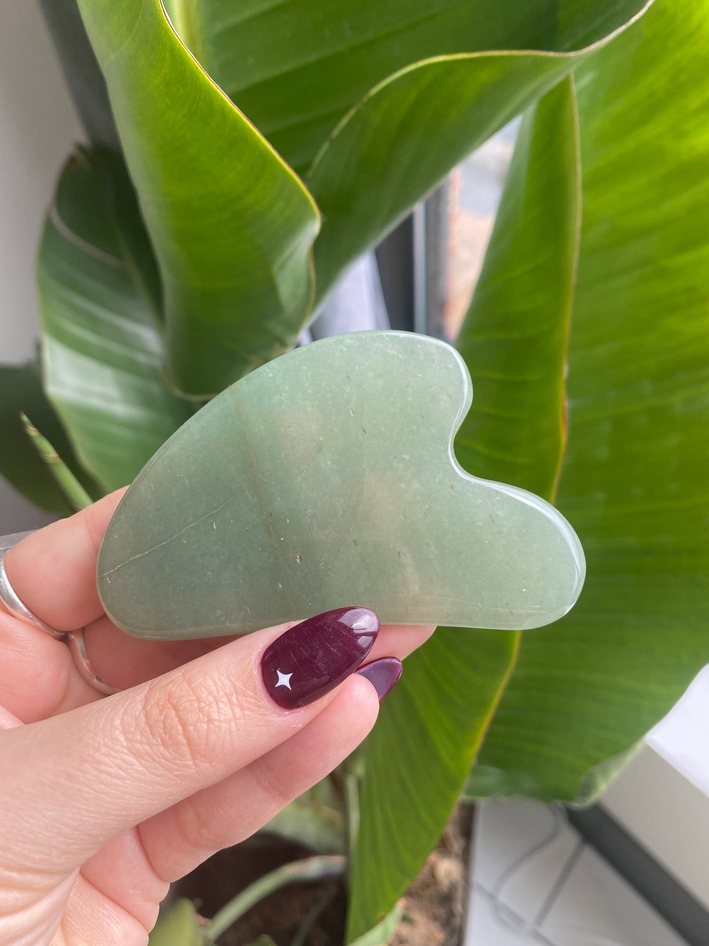 Natural Stone Gua Sha: Black Obsidian