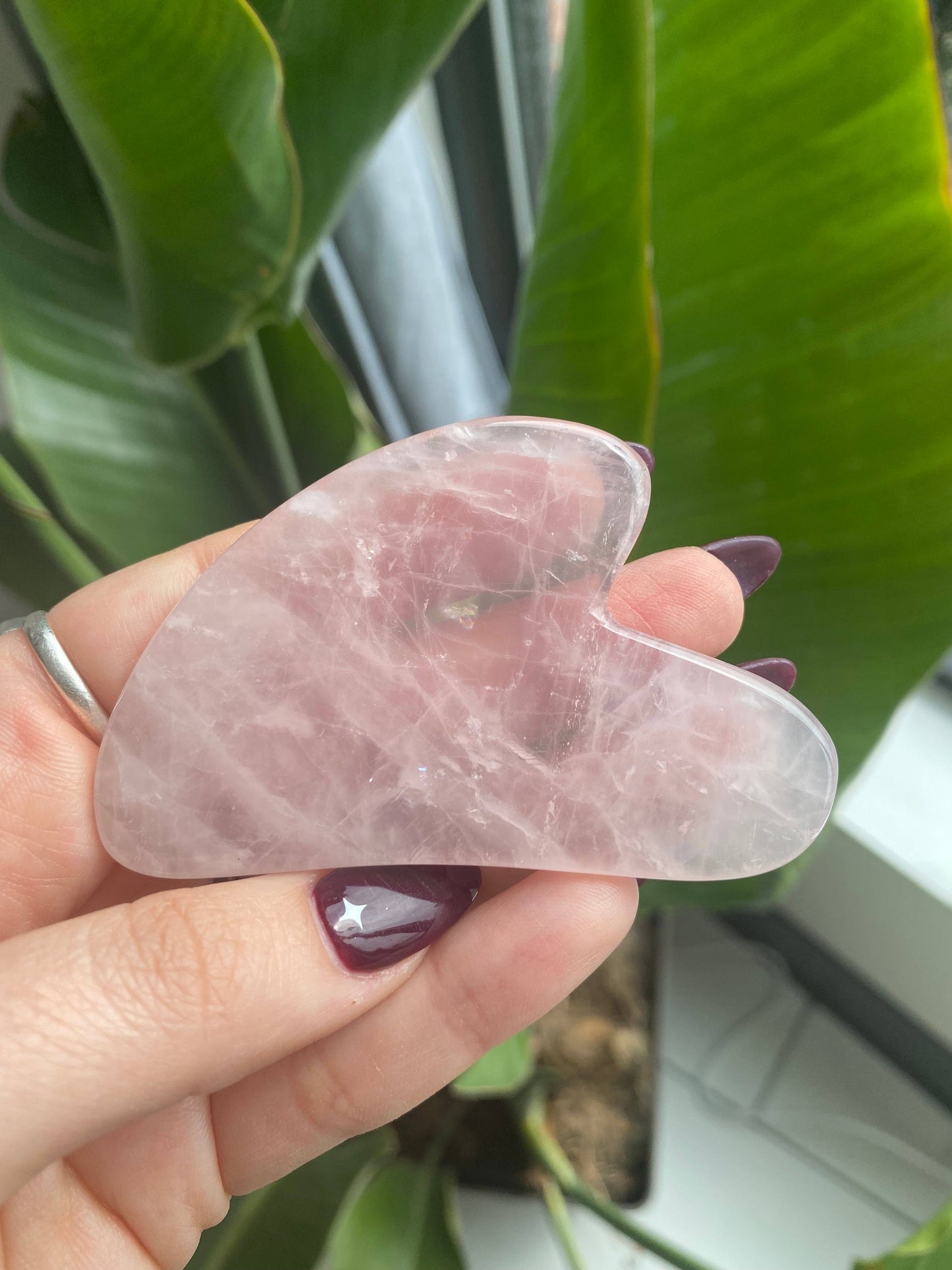 Natural Stone Gua Sha: Black Obsidian