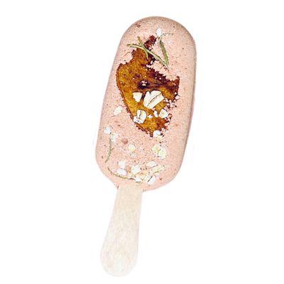 Botanical Bath Clay Pops With Dried Fruit and Epsom Salt: Apple + Wild Oats