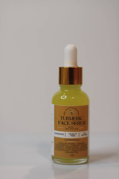 Turmeric & Bee Pollen Facial Serum: 1 Oz