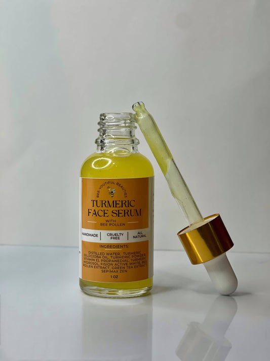 Turmeric & Bee Pollen Facial Serum: 1 Oz